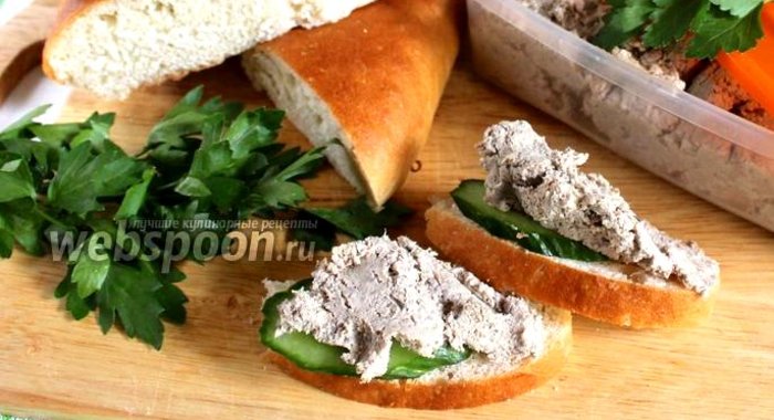 Паштет из говяжьей печени с картофелем