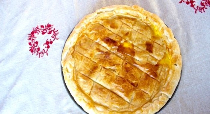Закрытый пирог с картошкой