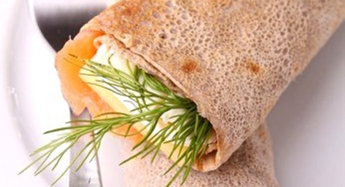 Тонкие гречневые блины