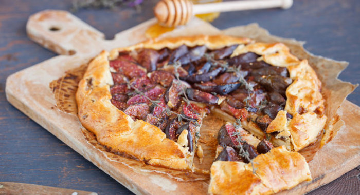 Пирог с инжиром за 30 минут