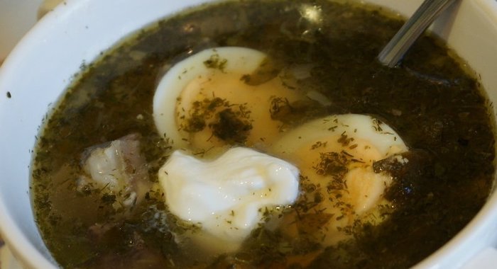 Щи с бараниной