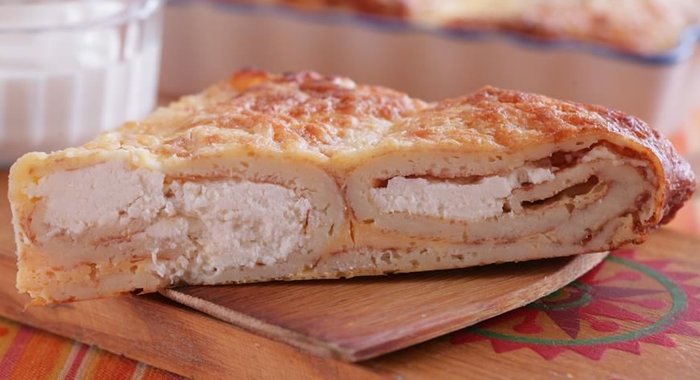 Блинная запеканка