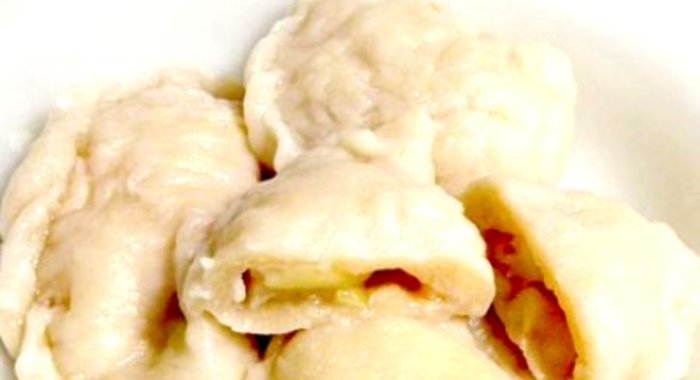 Вареники с яблоками