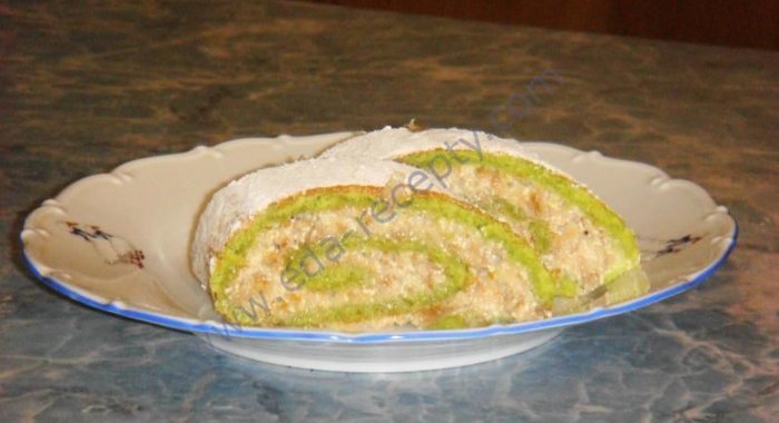 рулет со сливочным сыром