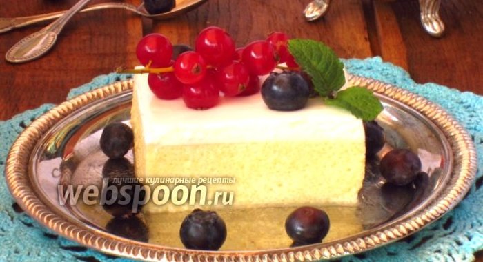 Двухслойная творожная запеканка