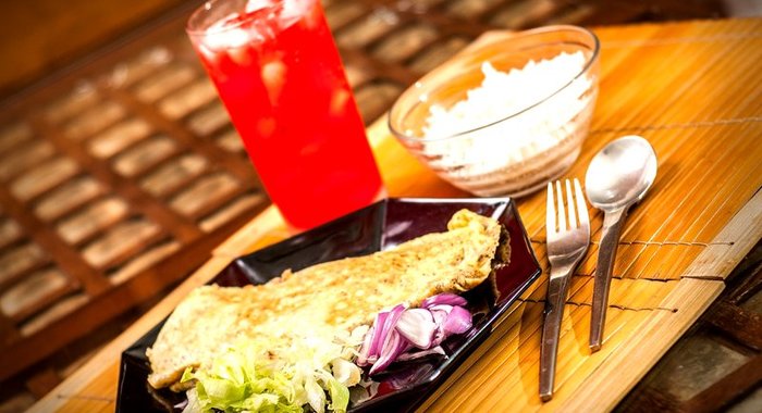 Омлет с тунцом