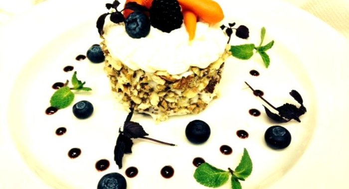 Морковный торт с глазурью