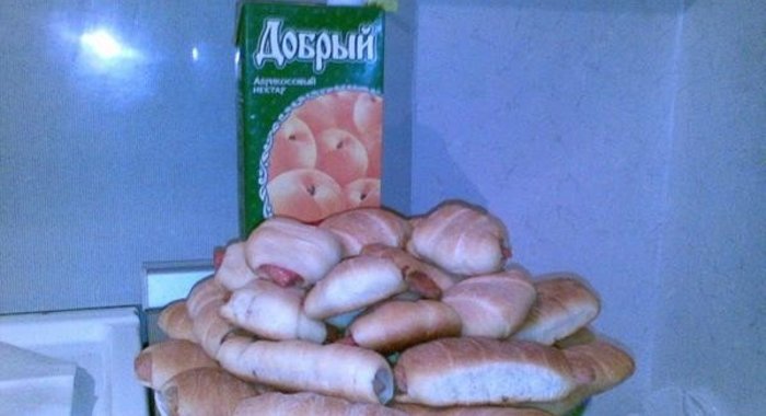 Рогалики с сосиской