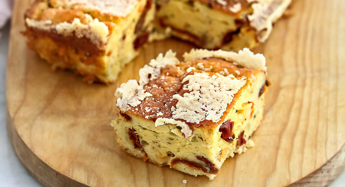 Несладкая творожная запеканка