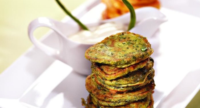 Овощные оладьи