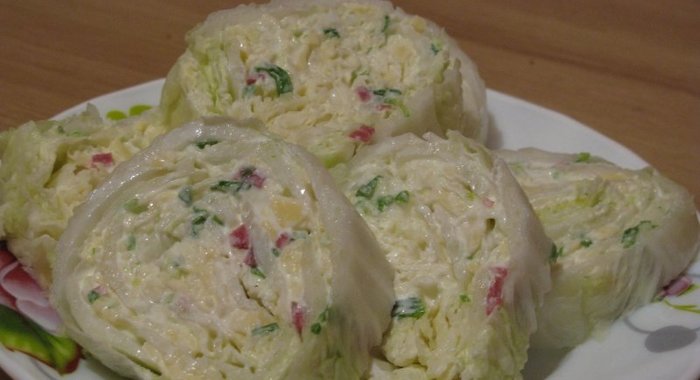 Новогодние диетические рулетики