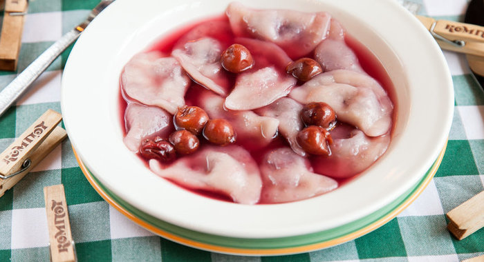 Вареники с вишней