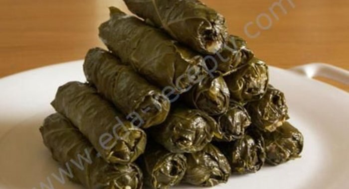 Виноградные голубцы без мяса