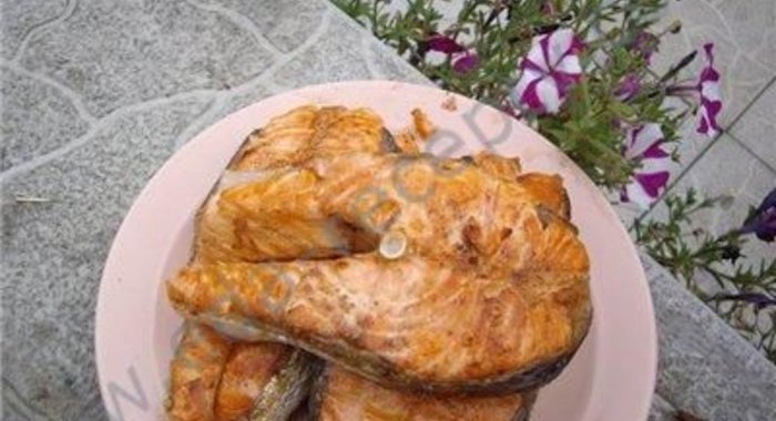 Запеченные семговые стейки