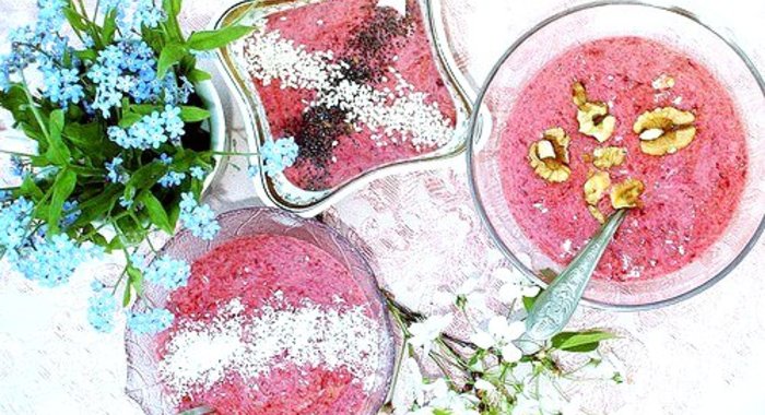 Бананово-вишневое мороженое