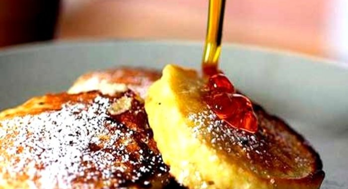 Оладьи с творогом на кефире