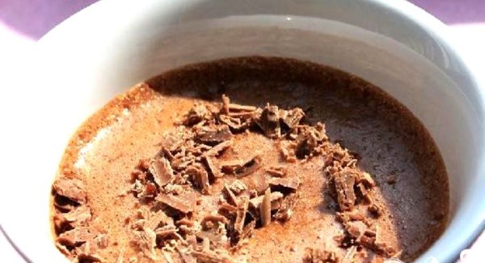 Шоколадный мусс с коньяком