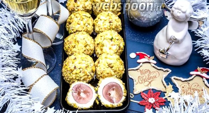 Виноград в сырной шубке