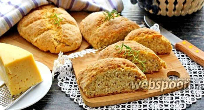 Овсяный хлеб с сыром
