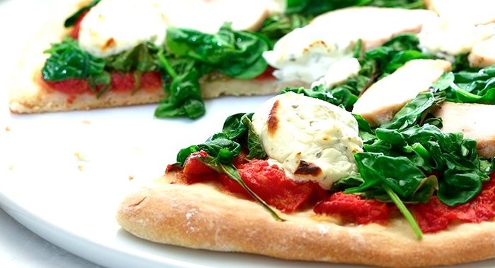 Пицца с сыром Филадельфия