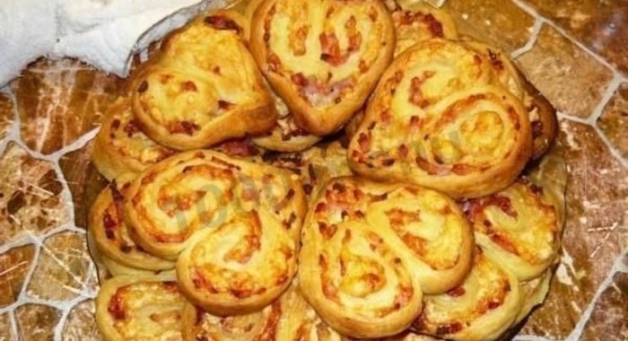 Рулетики с ветчиной Печенье для милого