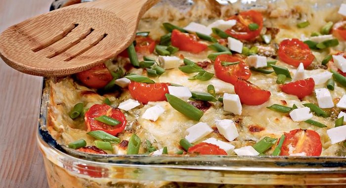 Запеканка из огородной зелени