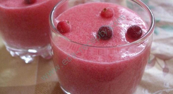 Клюквенный мусс
