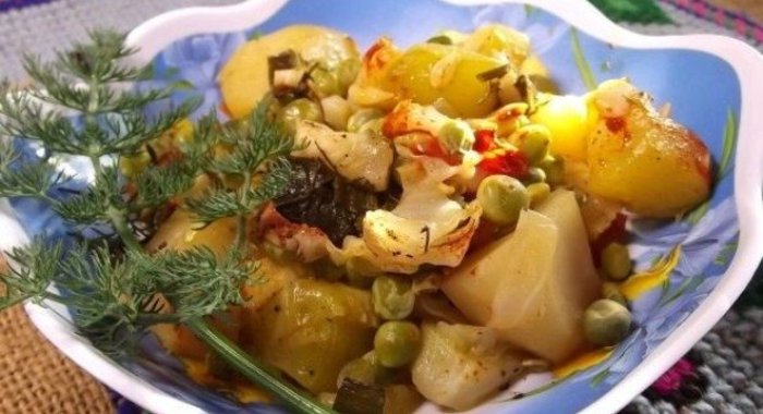 Овощное рагу в духовке