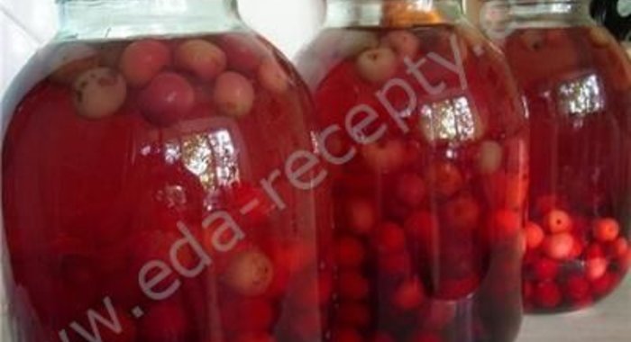 Компот из ранеток на зиму