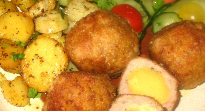 Тефтели с картофелем