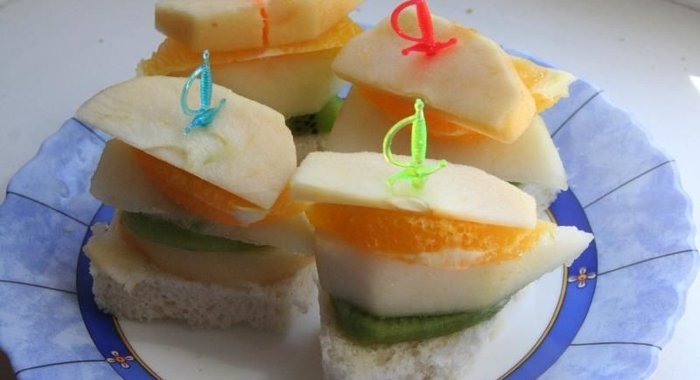 Простые канапе