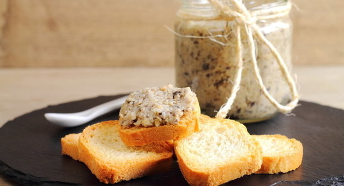 Грибной паштет с грецкими орехами