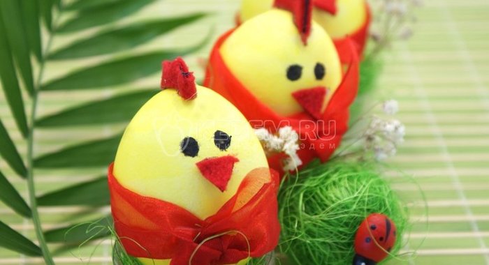 Яйца «Пасхальные цыплятки»