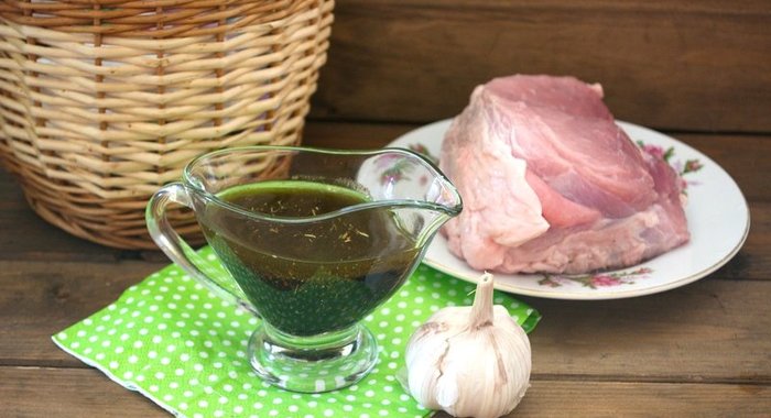 Маринад для свинины в духовке