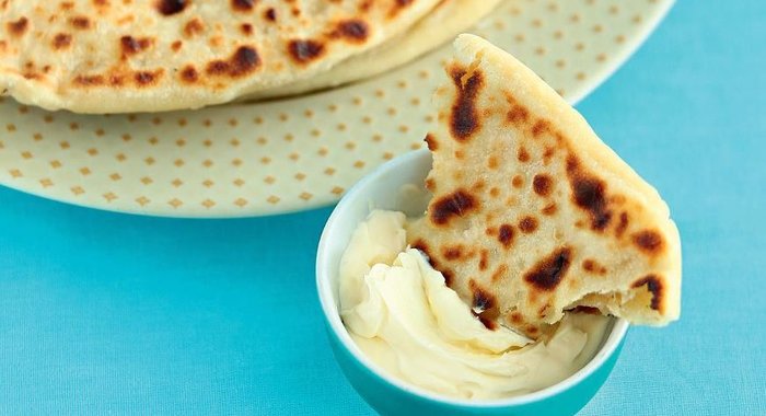 Лепешки с фасолью