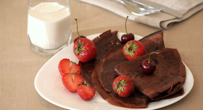 Блины шоколадные