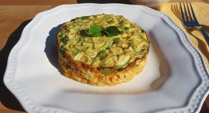 Омлет с овощами