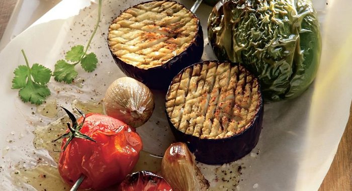 Овощной шашлык