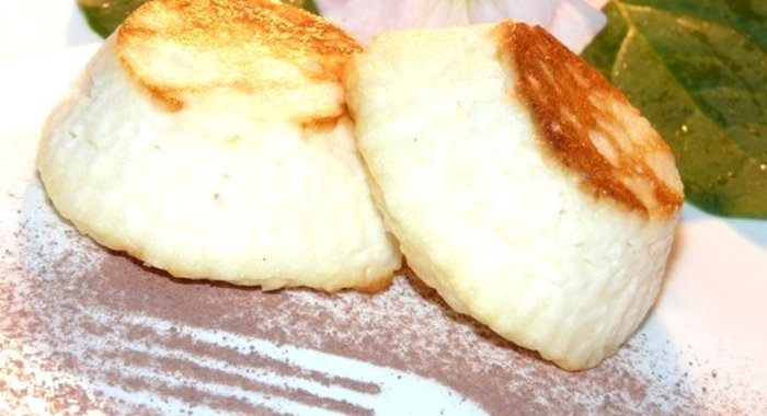 Творожно-кокосовые пирожные