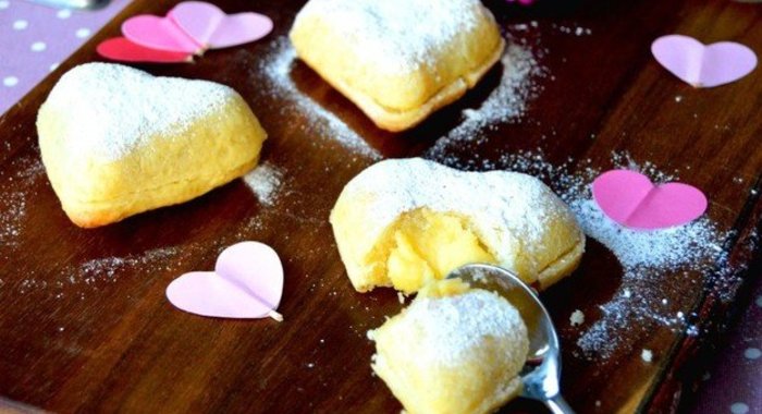 Печенье с ванильным кремом