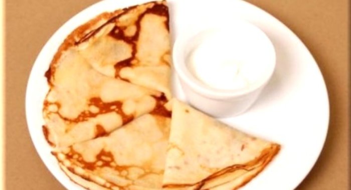 Блины заварные на воде