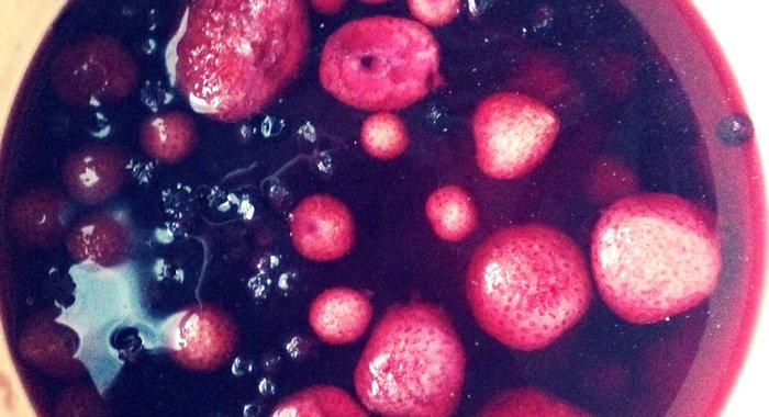 Компот из замороженных ягод