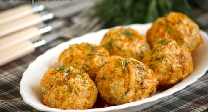 Куриные тефтели с капустой