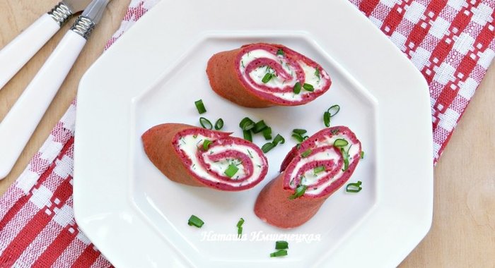 Свекольные блинчики