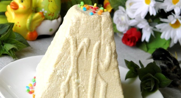 Пасха со сгущенным молоком