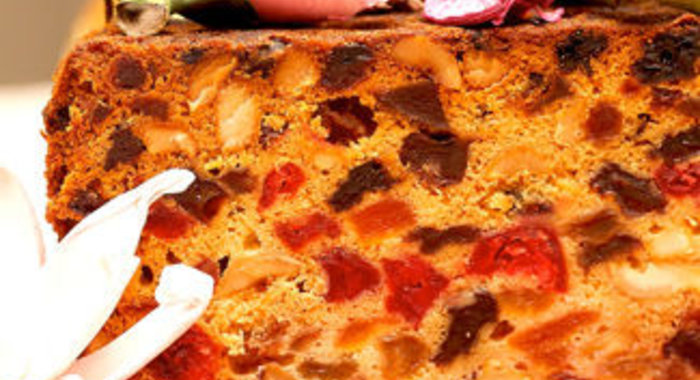 Фруктовый кекс к Рождеству