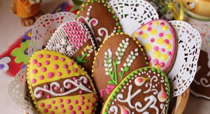 Расписные пряники Пасхальные яйца