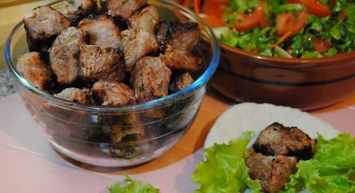 Шашлык в пиве из свинины