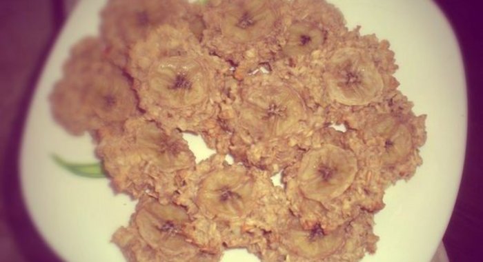 Овсяное печенье с бананами