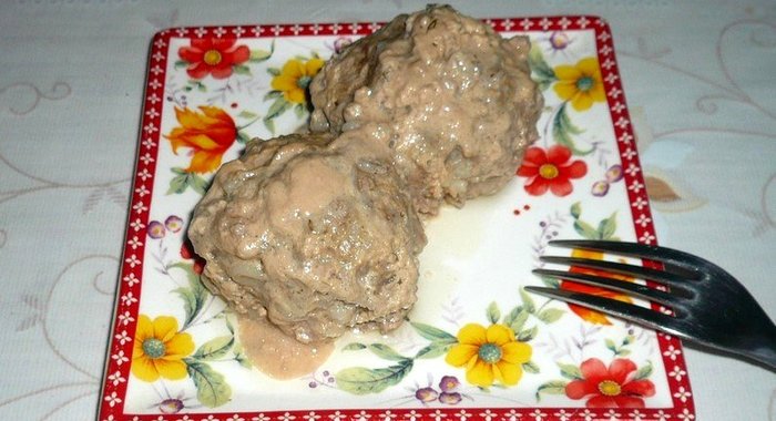 Тефтели с перловкой